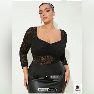 SHEIN Lace Bodysuit